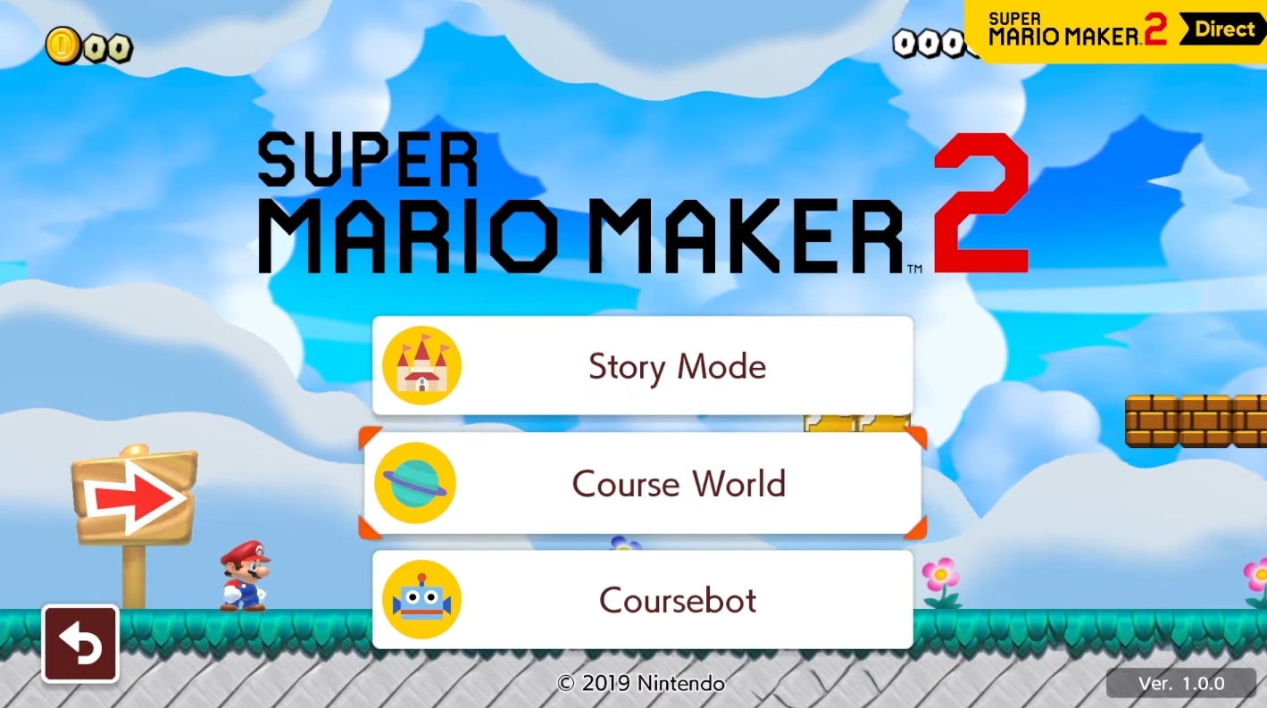 MSuper Mario Maker 2 - Course World