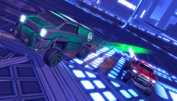 Rocket League – Green Lantern_Cyborg