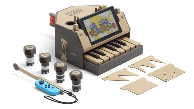 LABO Piano: Jogador toca músicas de Zelda, Mario Bros. e Final Fantasy