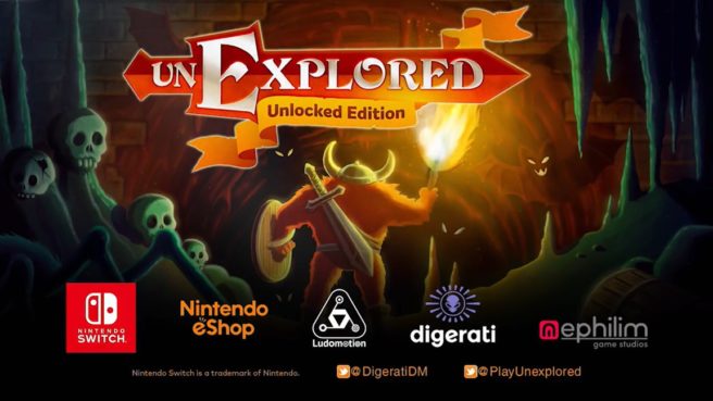 Unexplored: Unlocked Edition será lançado para o Switch