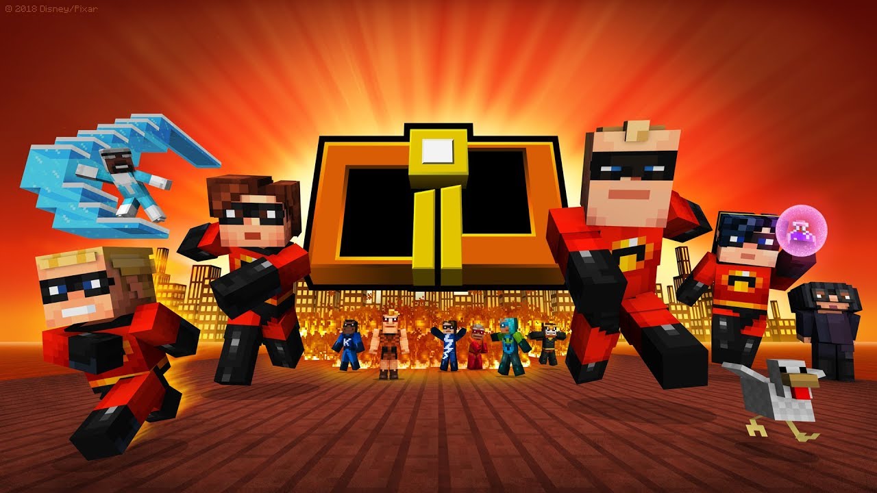 Minecraft – Confira o trailer para o Pacote de Skin de Os Incríveis