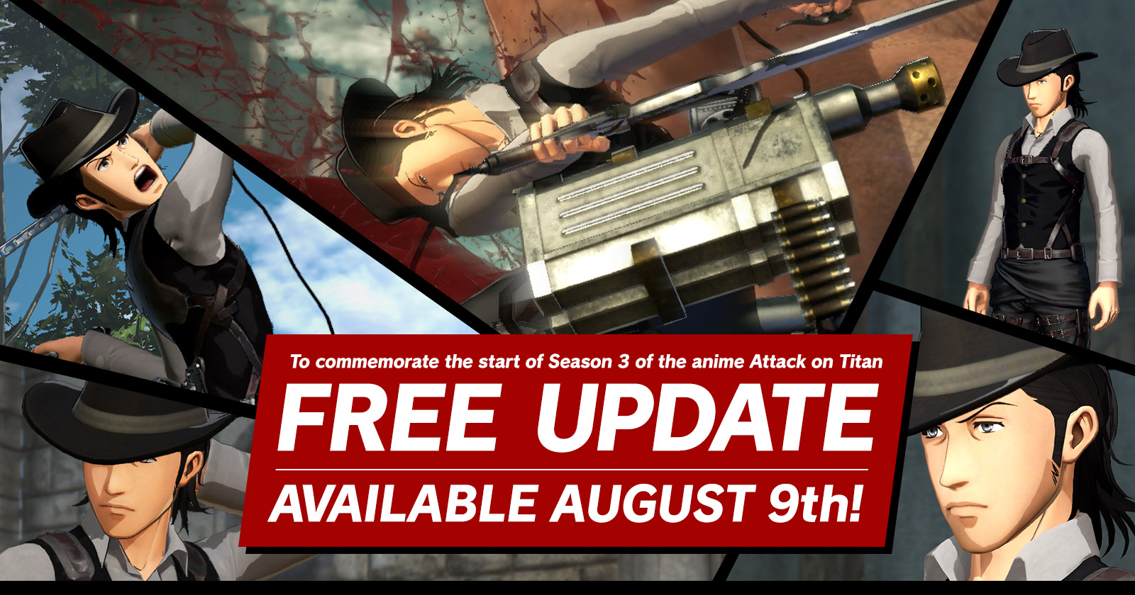 Attack on Titan 2 vai receber nova atualização gratuita em 9 de agosto