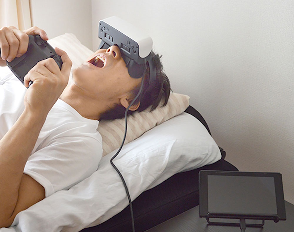 Eye Theater: acessório para Switch promete sensação de estar jogando em uma tela de cinema