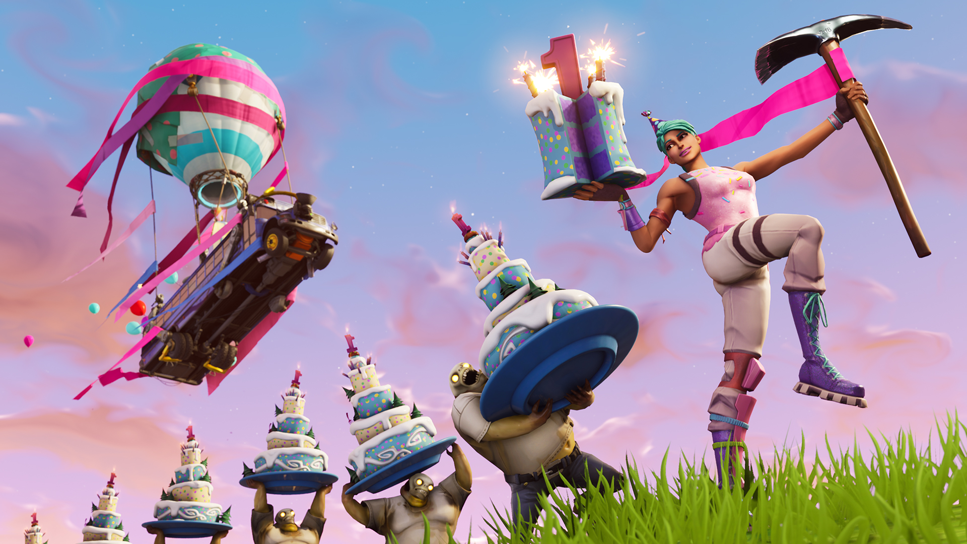 Fortnite celebra primeiro aniversário com evento especial