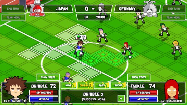 RPG tático de futebol Ganbare! Super Strikers é anunciado para o Switch