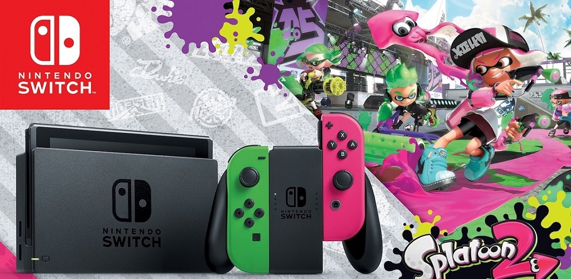 No Japão, bundle de Splatoon 2 inclui assinatura do sistema Nintendo Switch Online