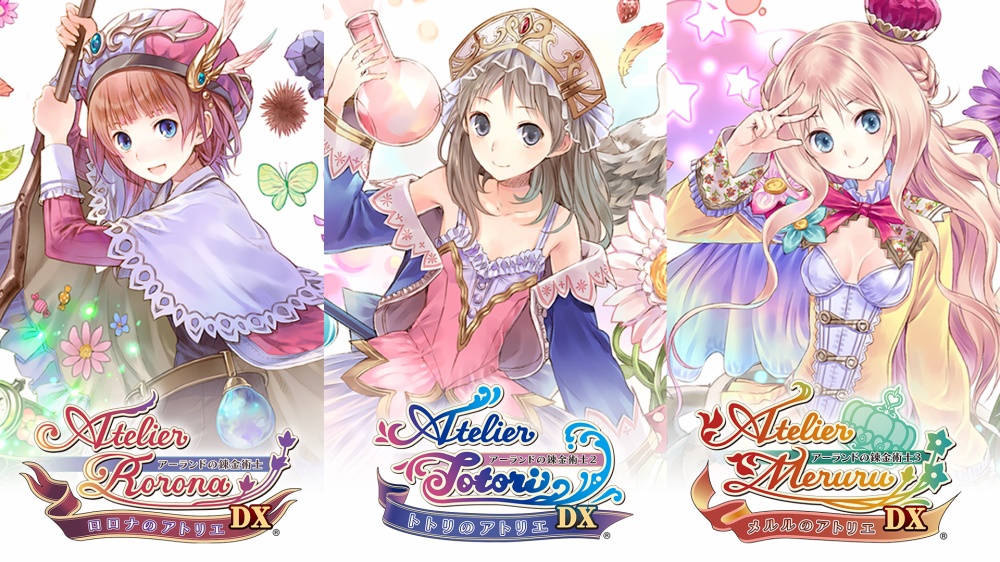 Confira mais imagens de Atelier Rorona DX, Atelier Totori DX e Atelier Meruru DX