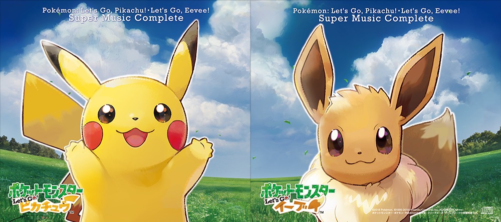 Pokemon Let’s Go, Pikachu / Eevee – Trilha sonora será lançada em 1 de dezembro
