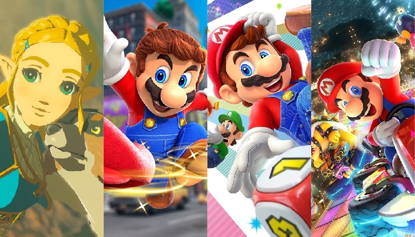 Vendas de Zelda: Breath of the Wild, Super Mario Party, Odyssey e Kart 8 Deluxe disparam no Reino Unido