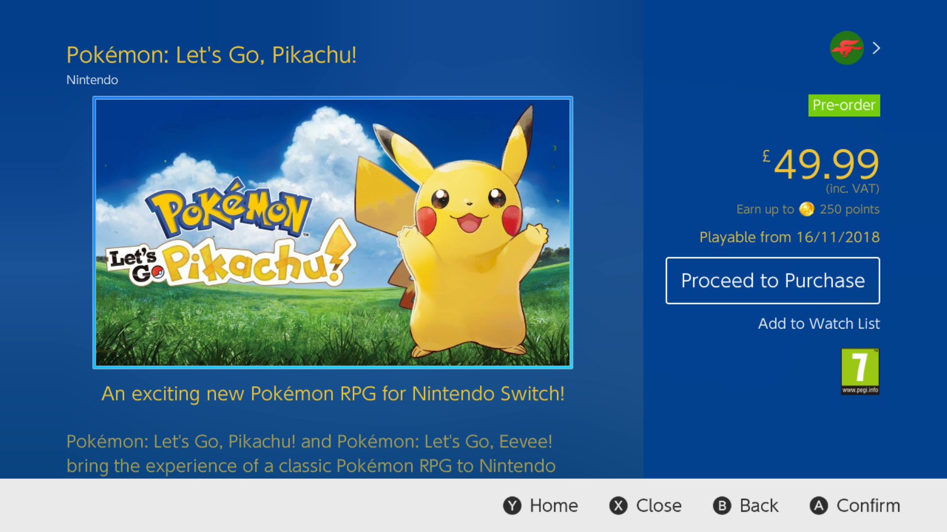 Pré-carregamento de Pokemon: Let’s Go, Pikachu! / Eevee! está disponível na eShop