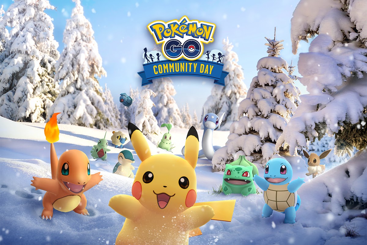 Pokémon GO – Dia Comunitário em dezembro terá diversos Pokémon