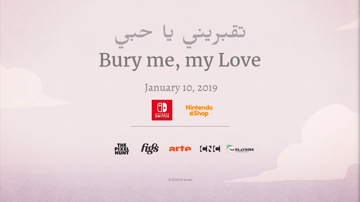 Bury me, my Love é anunciado para o Switch e chega em 10 de janeiro de 2019