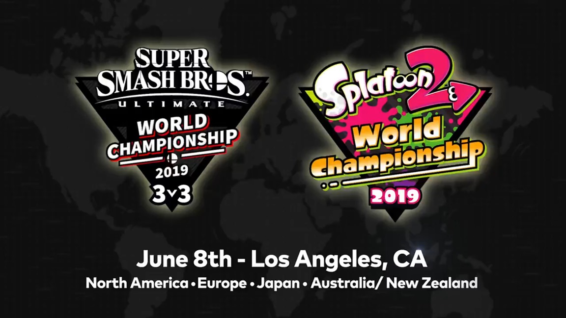 Nintendo anuncia Campeonatos Mundiais de Super Smash Bros Ultimate e Splatoon 2 para junho de 2019