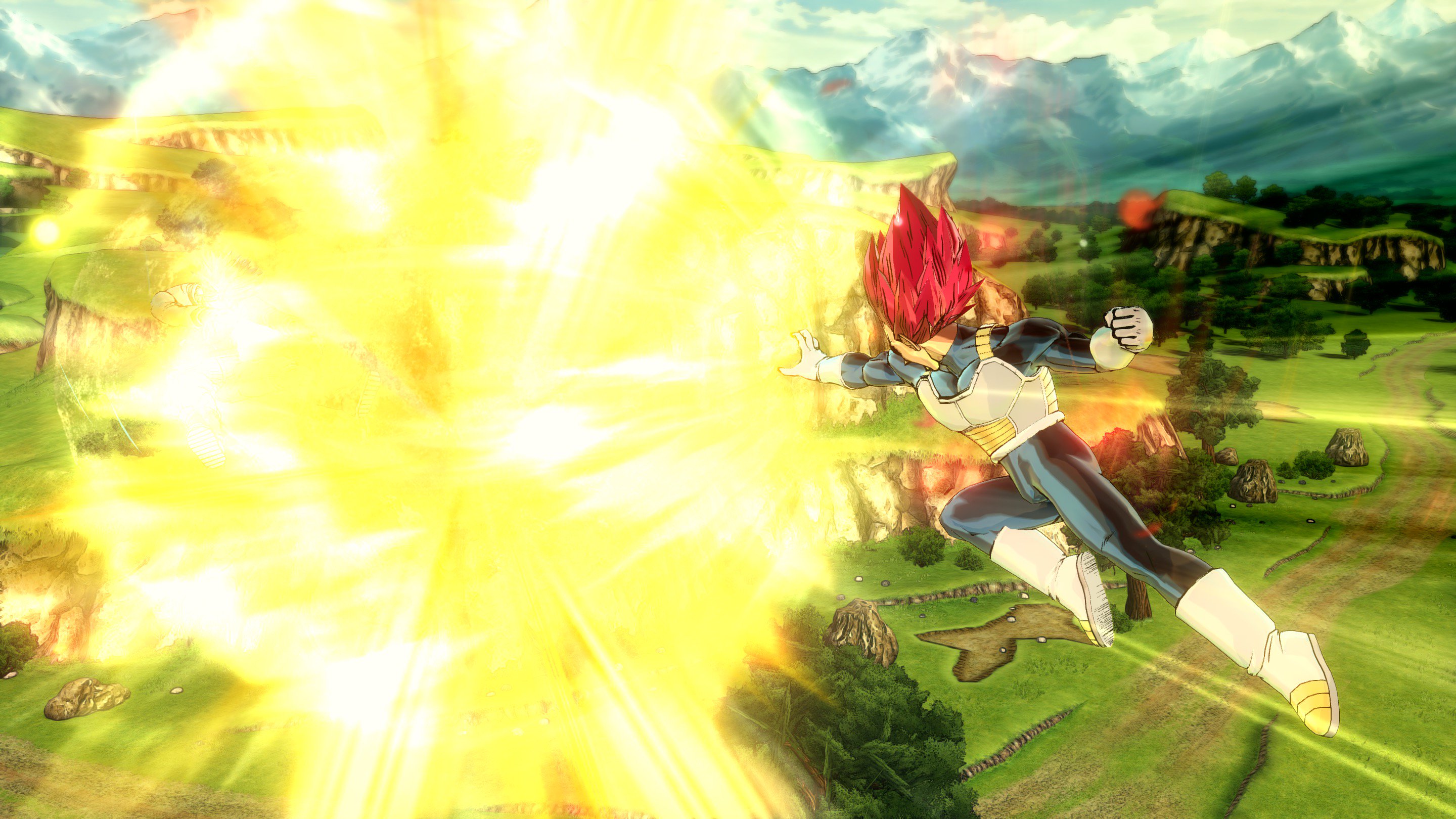 Dragon Ball Xenoverse 2 – Primeiras imagens do personagem por DLC Vegeta  (Super Sayajin Deus)