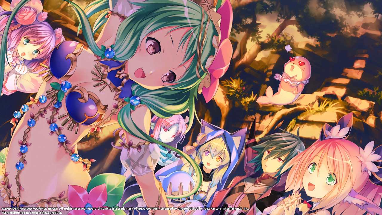 Nova leva de imagens da versão ocidental de Moero Chronicle Hyper exibe diálogos e dungeons