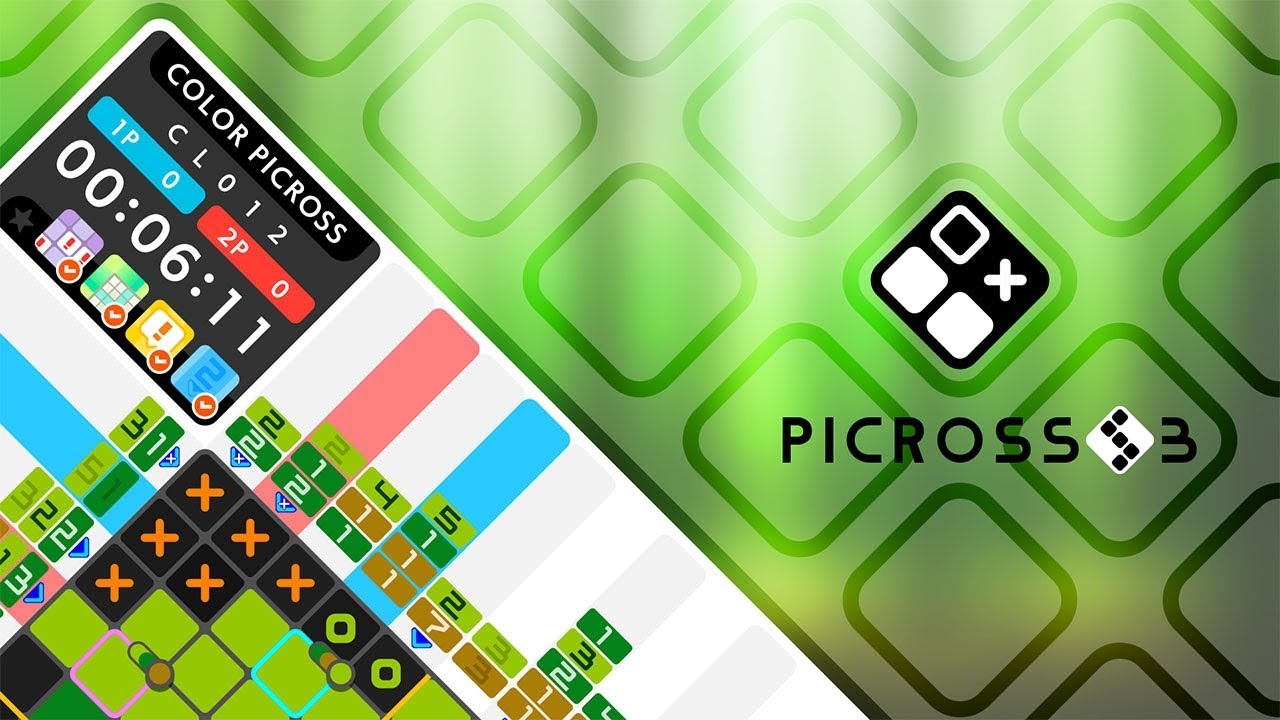 Picross S3 é anunciado para o Switch e chega na próxima semana