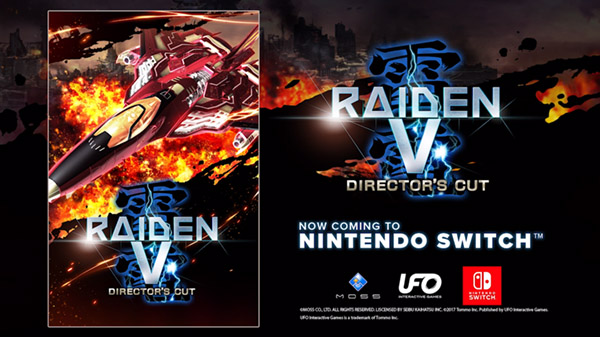 Raiden V: Director’s Cut é confirmado para o Switch e chega em junho