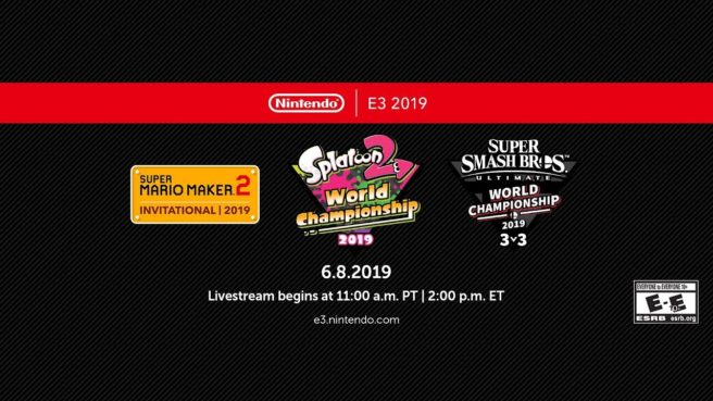 Nintendo E3 2019 – Transmissão dos torneios de Mario Maker 2, Splatoon 2 e Smash Bros. Ultimate