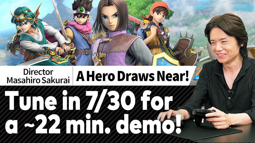 Super Smash Bros. Ultimate – DLC do personagem Hero de Dragon Quest tem vídeo de apresentação agendada para 30 de julho