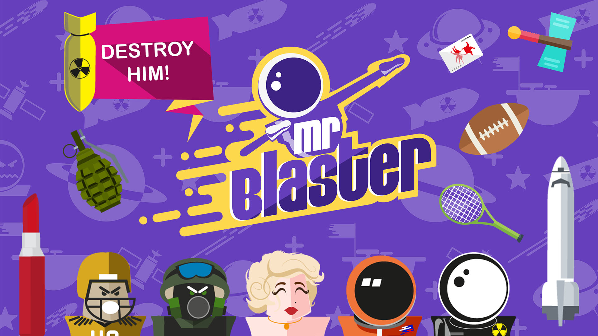 Mr Blaster, jogo que se inspira em clássicos como Worms, será lançado para o Switch na próxima semana