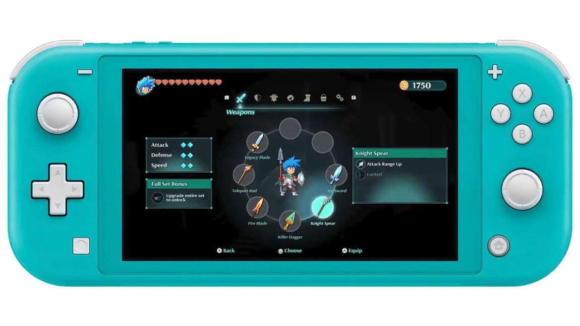 Monster Boy and the Cursed Kingdom é atualizado para a versão 1.0.5 – Cores da HUD/UI se adaptam ao Switch Lite