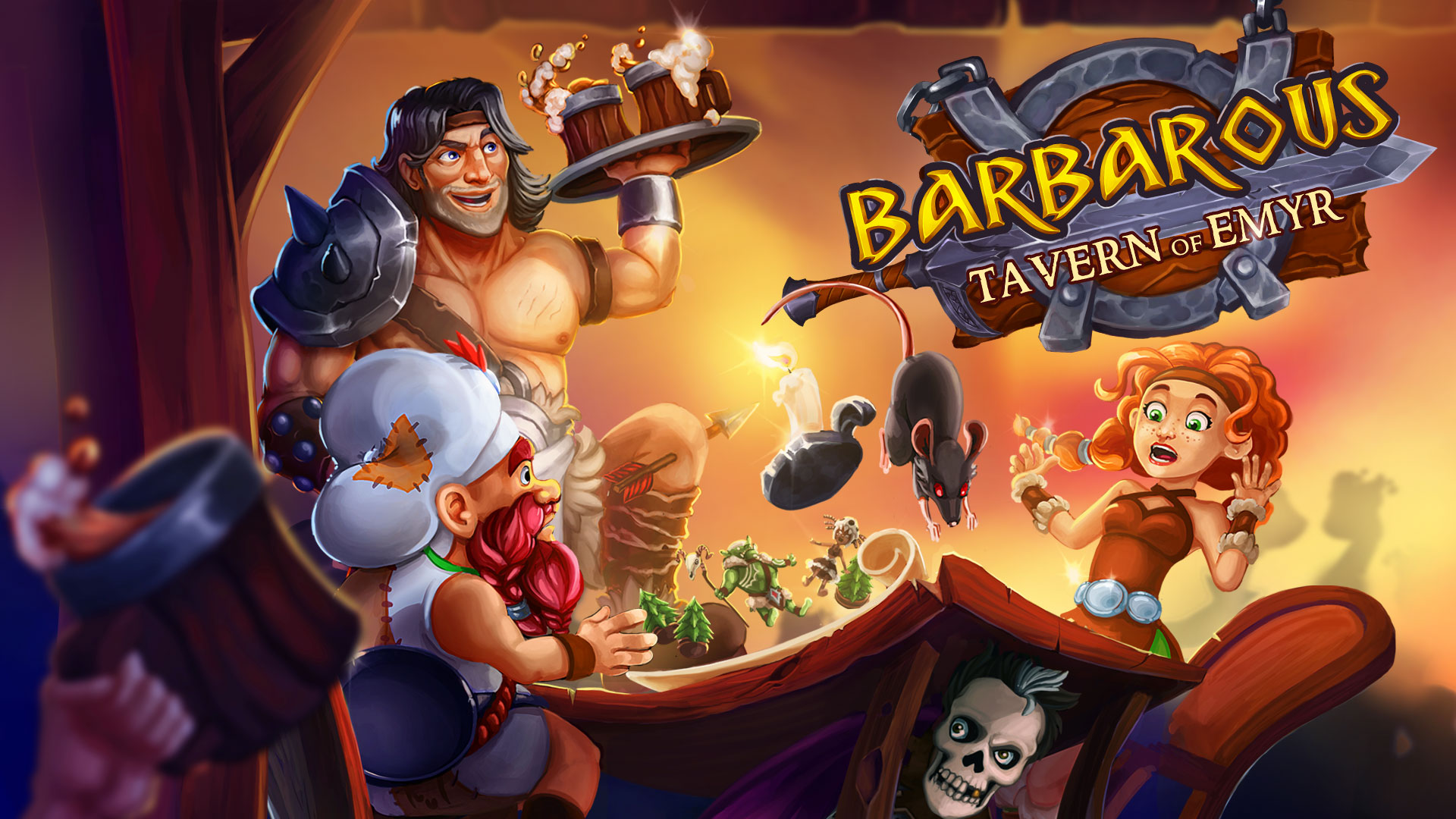 Jogo de estratégia Barbarous: Tavern of Emyr é revelado para o Switch e chega em 25 de dezembro