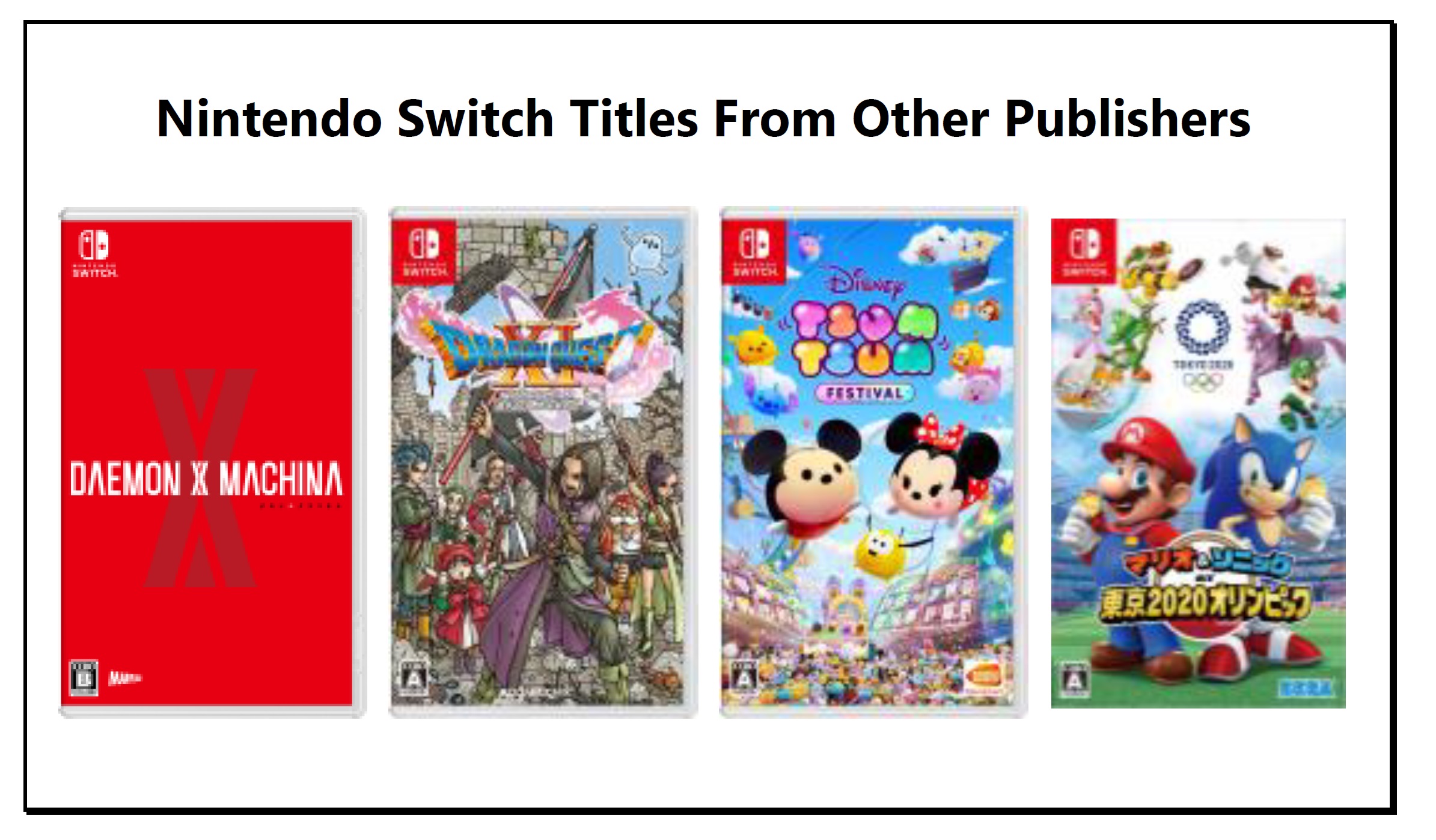 Nintendo – Comentários sobre os títulos third-party que foram lançados recentemente para o Switch