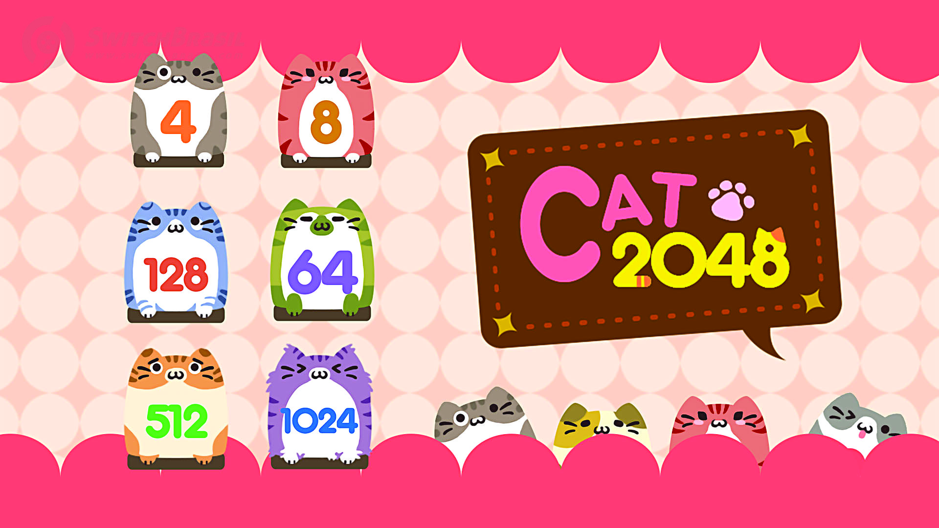 Millo Games disponibiliza jogo de raciocínio 2048 CAT no Switch