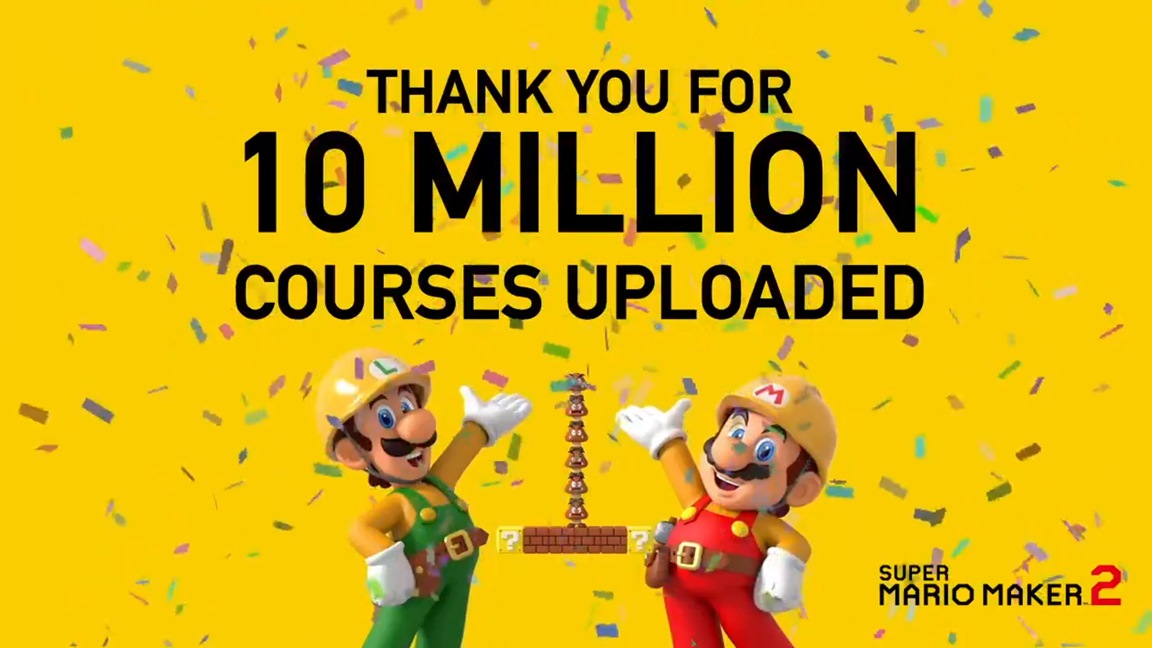Super Mario Maker 2 – Upload dos cursos jogáveis ultrapassa a marca dos 10 milhões
