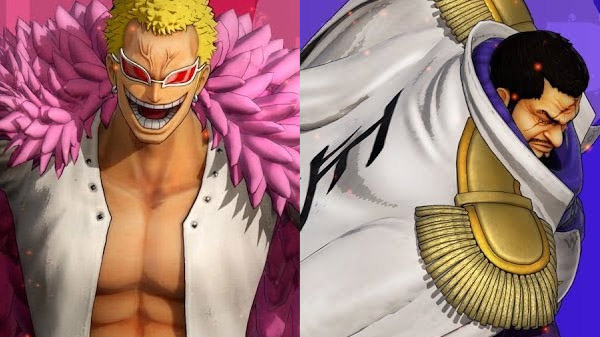 One Piece: Pirate Warriors 4 – Trailer para os personagens Donquixote Doflamingo e Issho (Fujitora)
