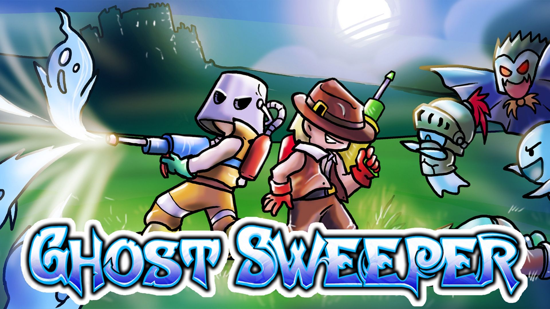 Ghost Sweeper, um plataforma de ação arcade, será lançado para o Switch na próxima semana