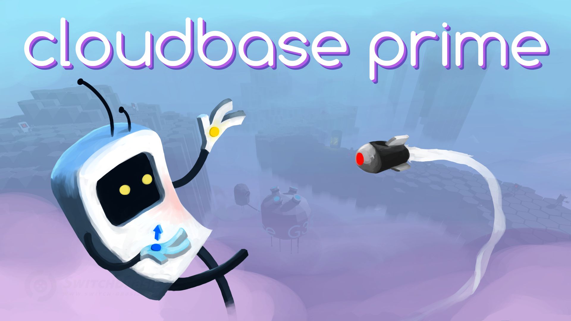 Jogo em primeira pessoa de ação e plataforma, Cloudbase Prime ganhará versão para o Switch em maio