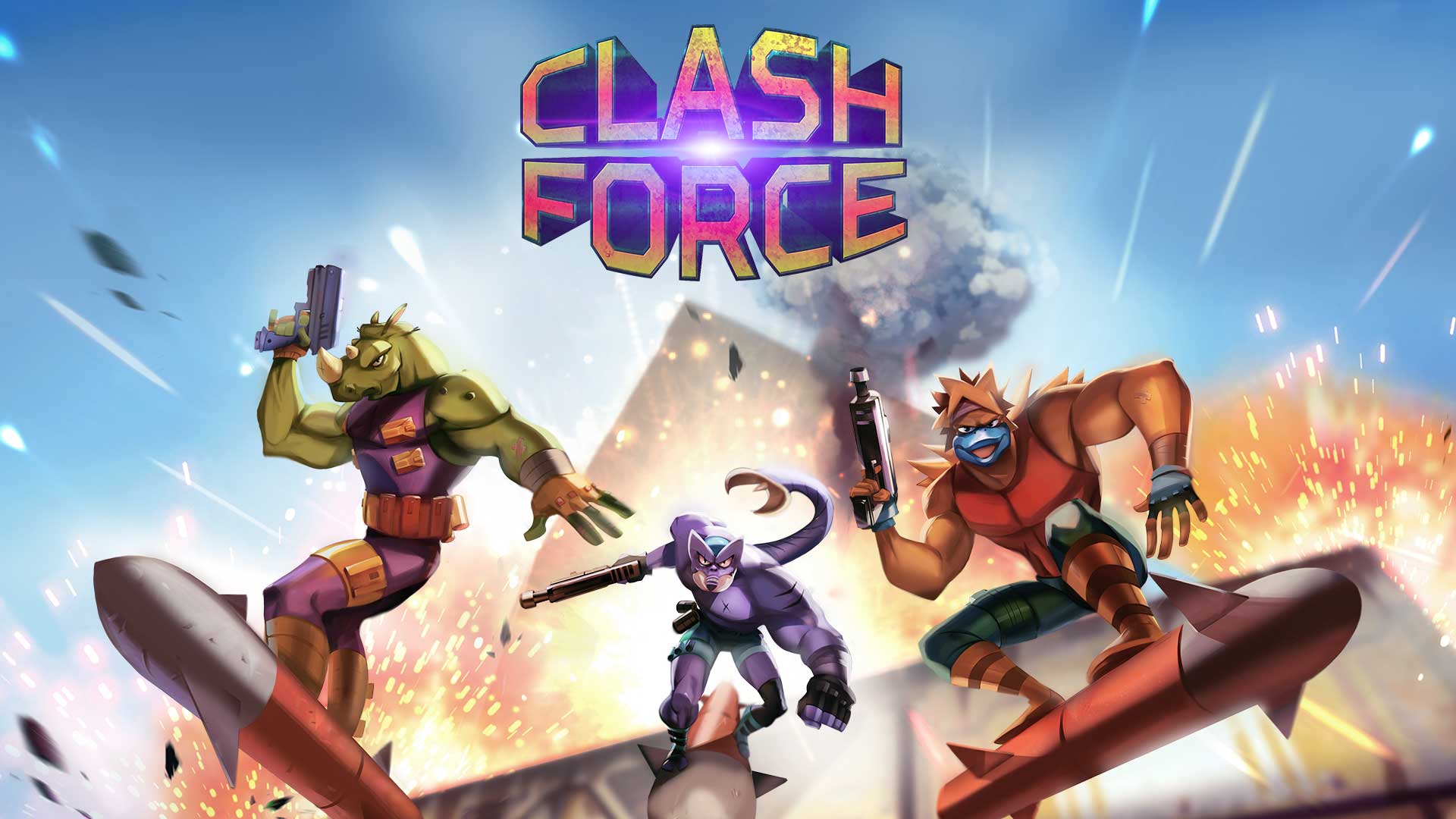 Ratalaika Games anuncia Clash Force, um jogo de ação arcade em plataforma para o Switch