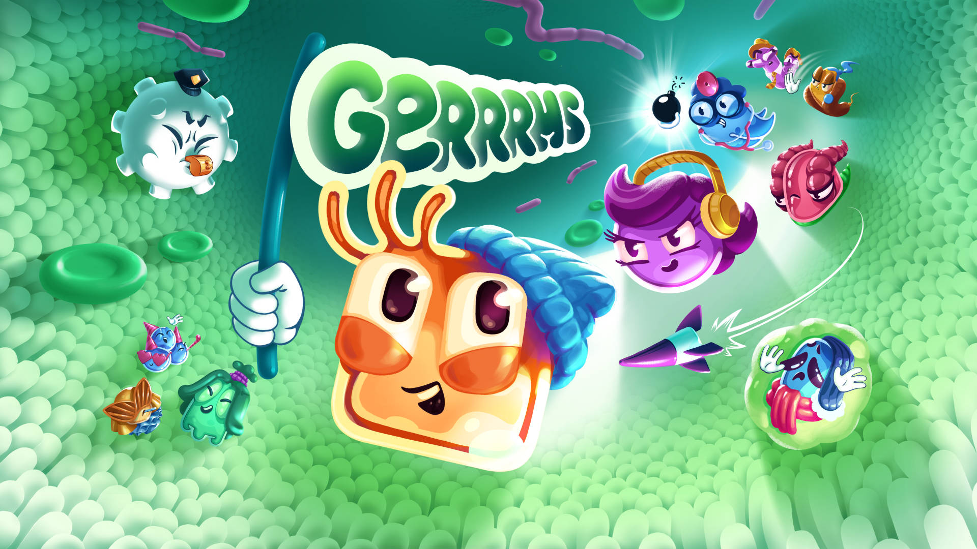 GERRRMS, um jogo de luta multiplayer, é anunciado para o Switch e chega em julho
