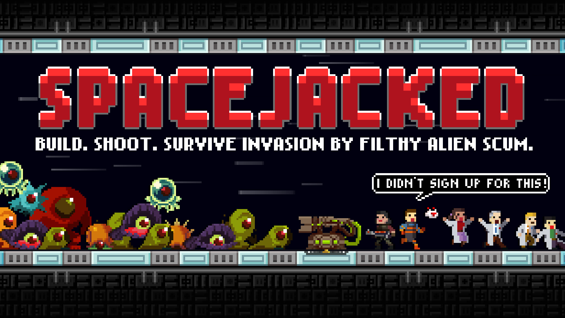 Spacejacked, um tower-defense arcade, será lançado para o Switch nesta semana