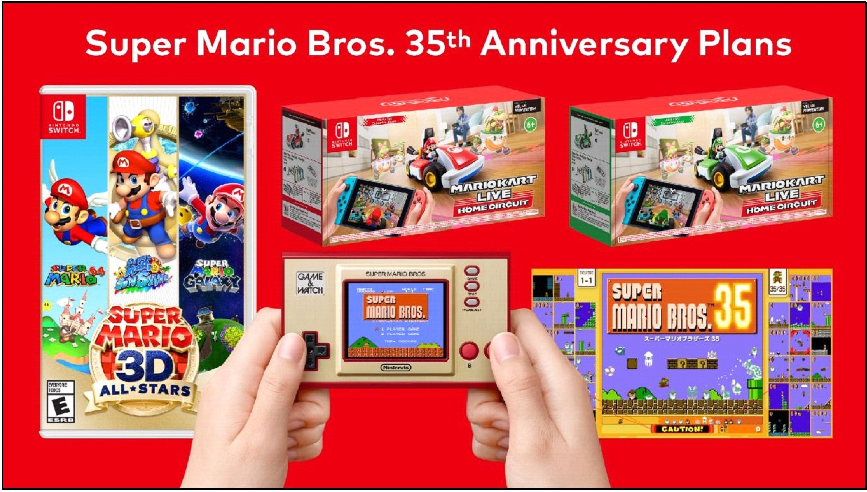 Nintendo Game & Watch em Homenagem aos 35 Anos do Game Super Mario