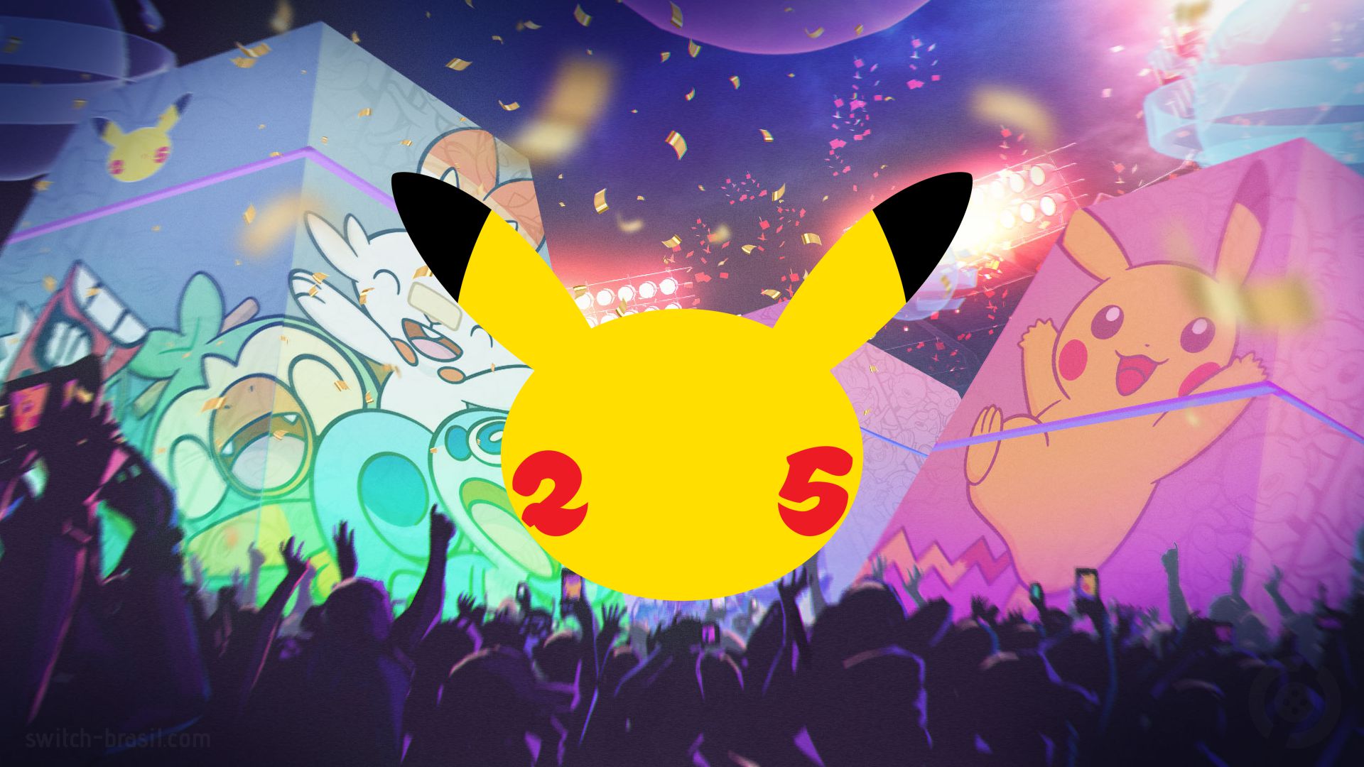 Comemorando os 25 anos com Celebrações do Pokémon Estampas Ilustradas