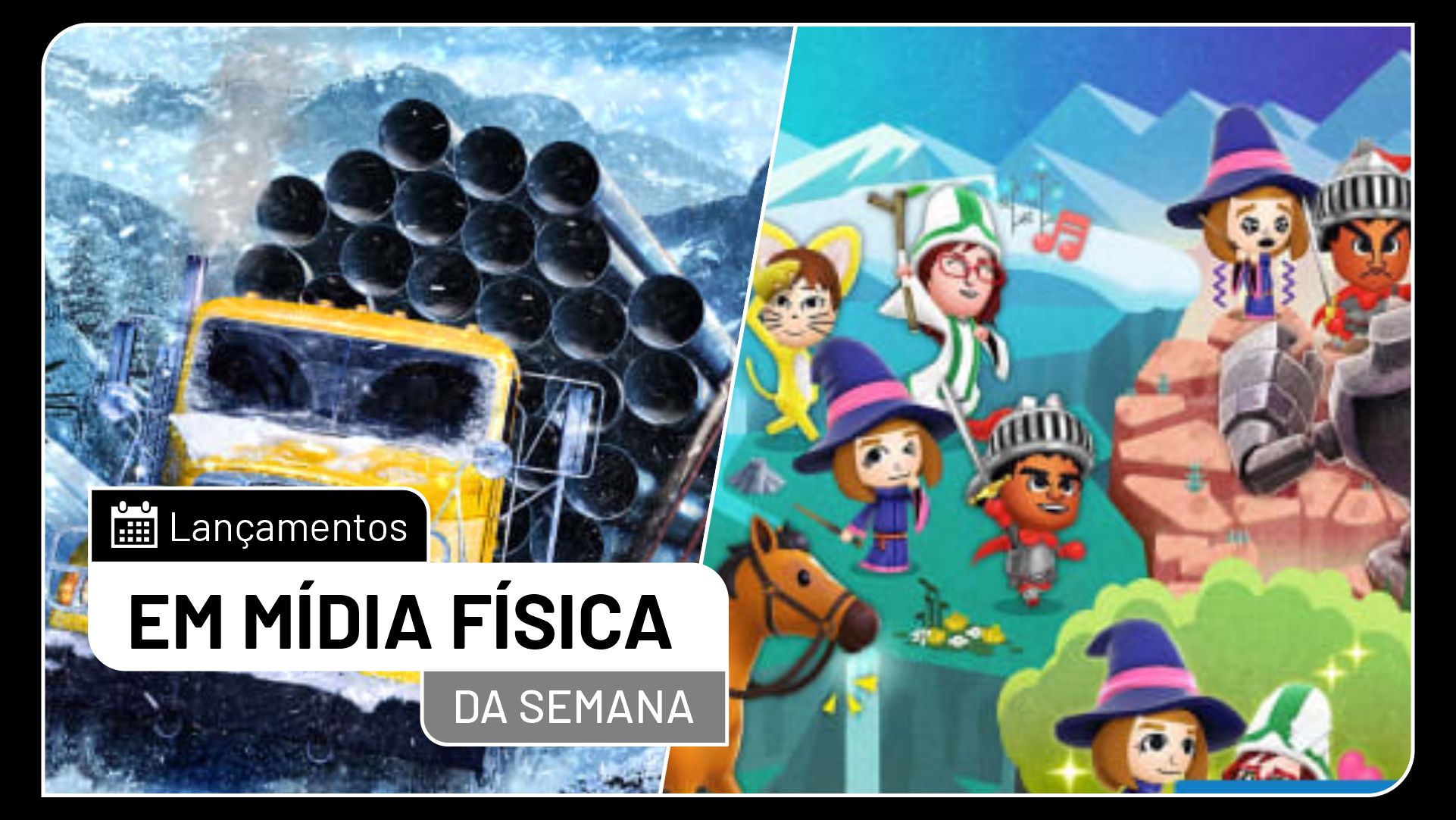 Lançamentos em mídia física da semana – SnowRunner e Miitopia (16/05/2021)