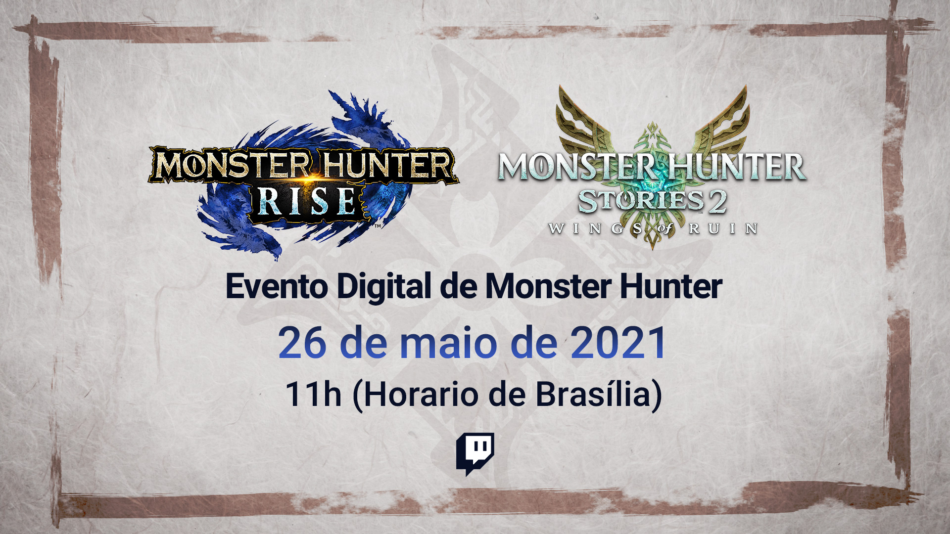 Evento Digital | Monster Hunter Rise e Stories 2: Wings of Ruin terão nova apresentação em 26 de maio