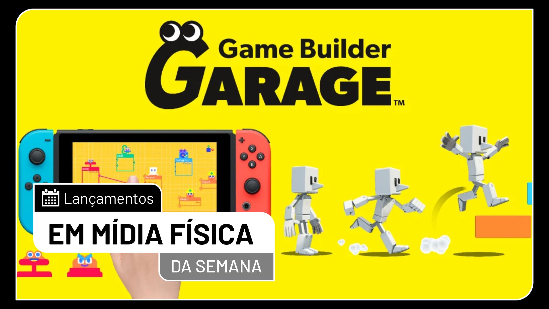 Lançamento em mídia física da semana – Game Builder Garage (06/06/2021)