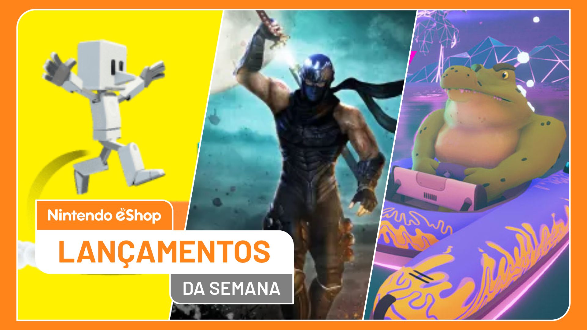 Nintendo eShop Brasil | Lançamentos em mídia digital dessa semana – Game Builder Garage, Ninja Gaiden, Wave Break e mais (10/06/2021)