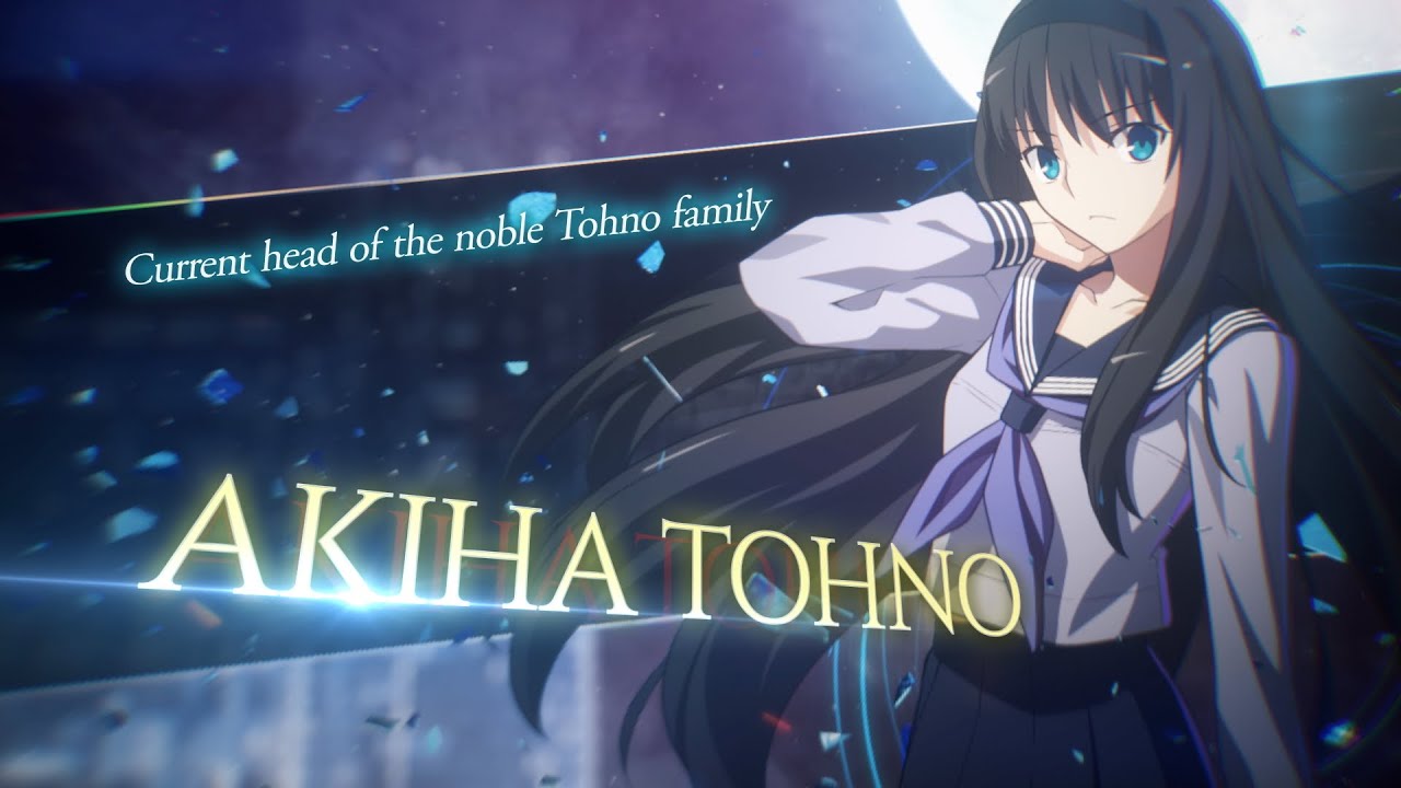 Melty Blood: Type Lumina – Novo trailer introduz a personagem Akiha Tohno