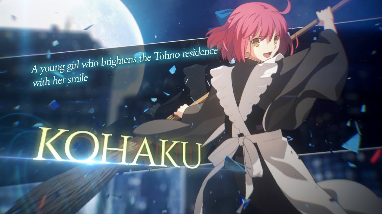 Melty Blood: Type Lumina – Novo trailer introduz a personagem Kohaku