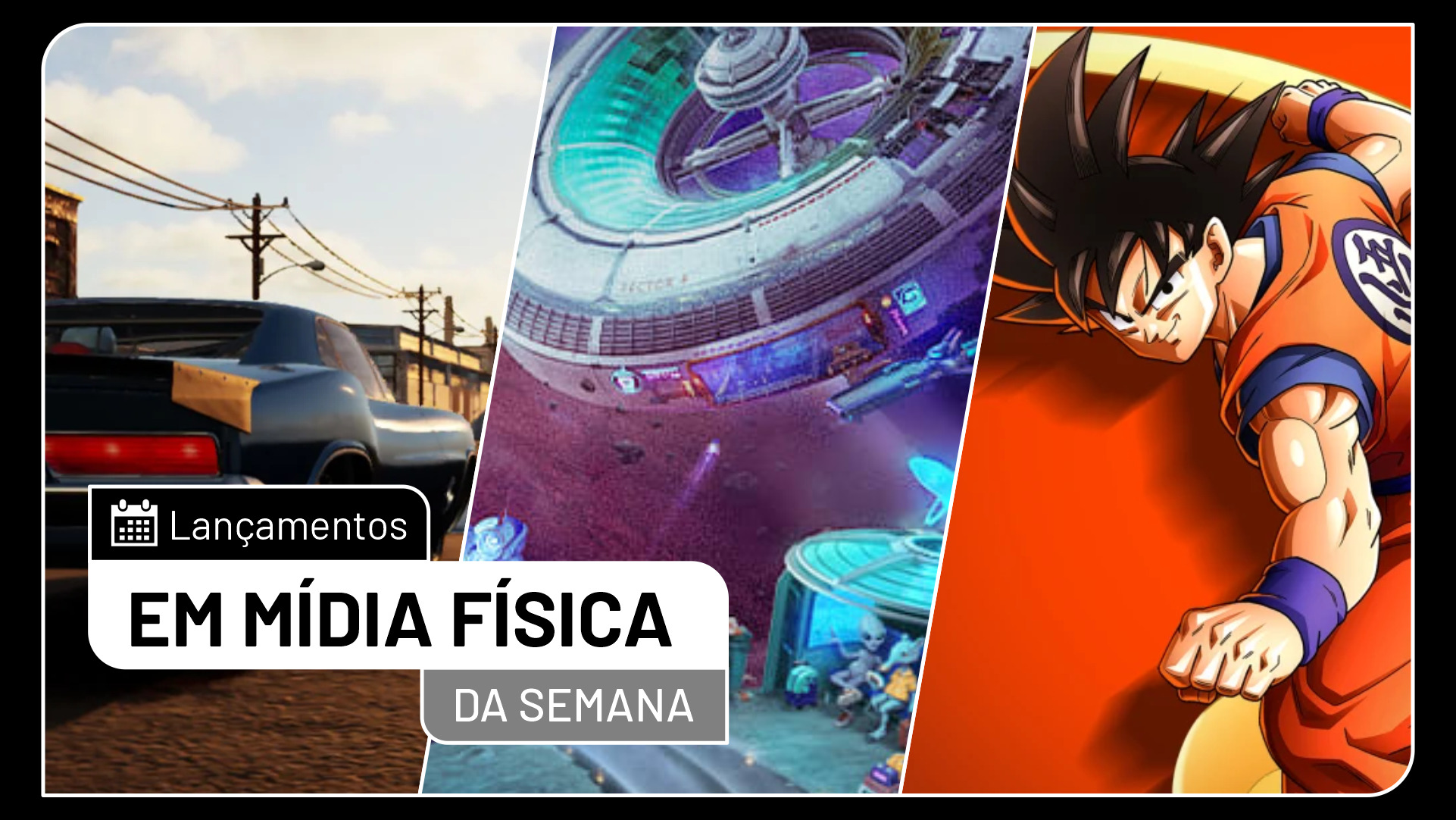 Lançamentos em mídia física da semana – Street Outlaws 2, Spacebase Startropia, Dragon Ball Z: Kakarot e mais (19/09/2021)