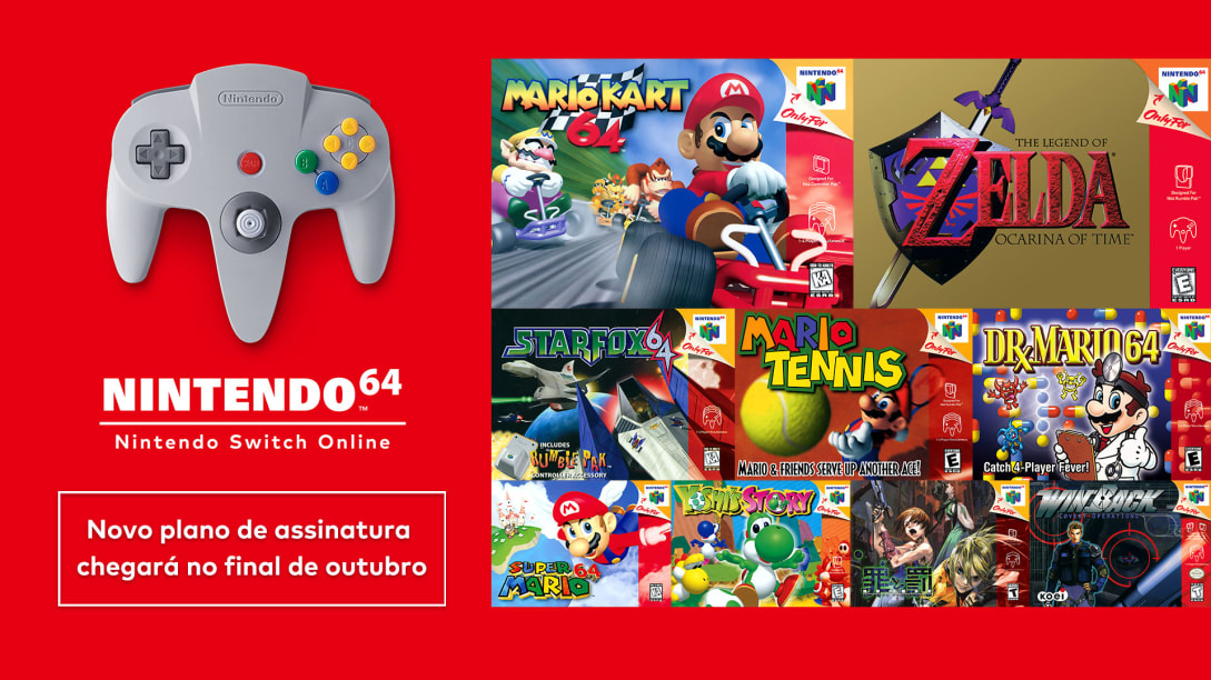 Nintendo Switch Online – Novo plano de assinatura é revelado com  bibliotecas adicionais de Nintendo 64 e SEGA MegaDrive