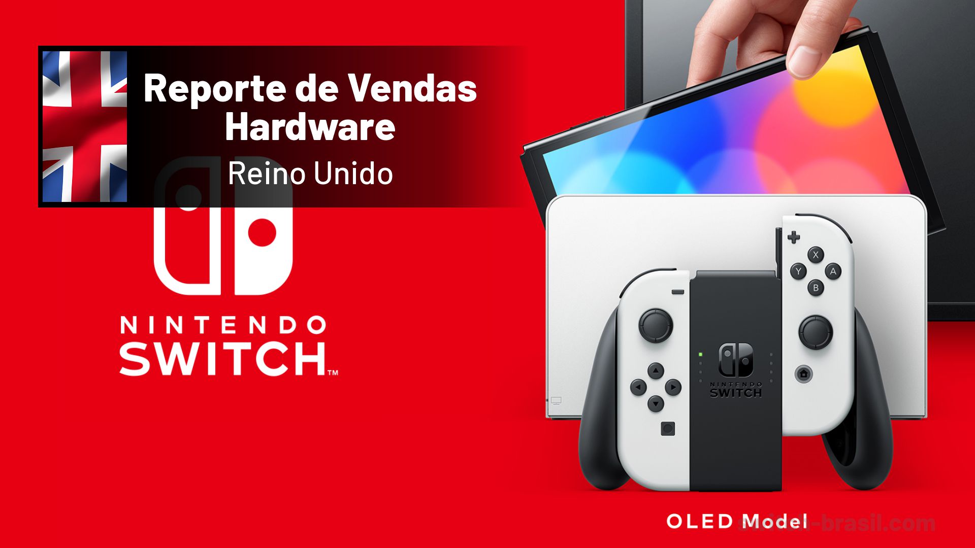 Reino Unido – Nintendo Switch registra melhor semana de vendas no território desde o lançamento