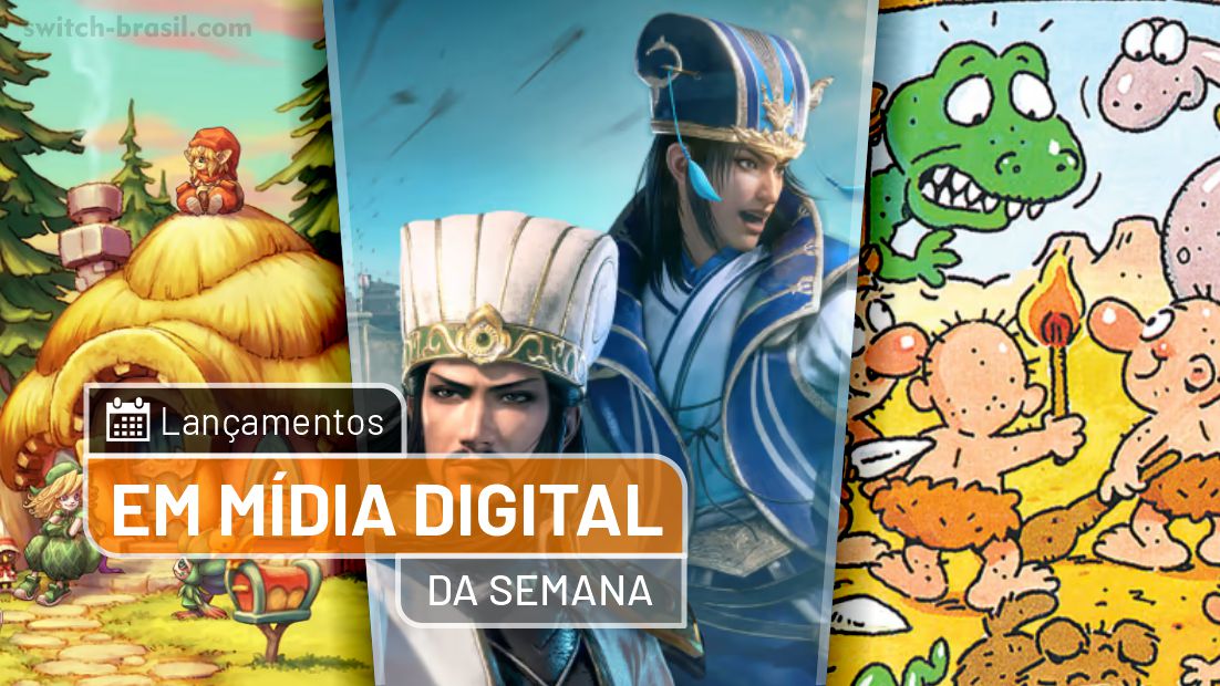 Nintendo eShop Brasil | Lançamentos em mídia digital da semana – Egglia Rebirth, Dynasty Warriors 9 Empires, The Humans by PIKO e mais (10/02/2022)