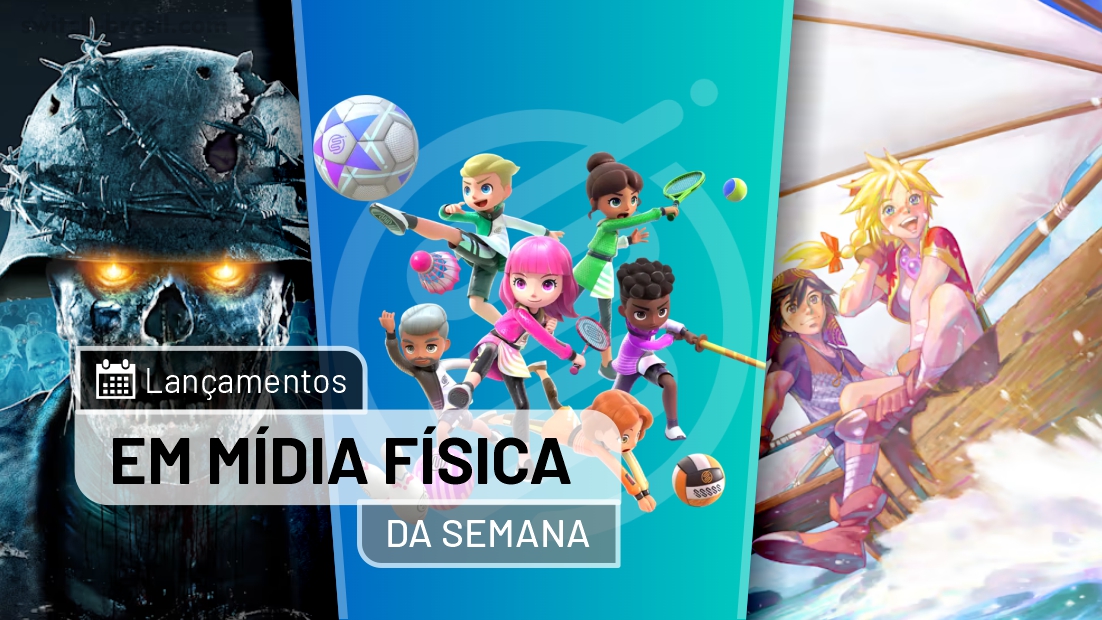 Lançamentos em mídia física da semana – Zombie Army 4, Nintendo Switch Sports, Chrono Cross e mais (24/04/2022)