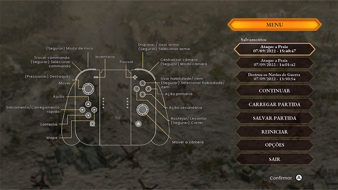 commandos 3 hd reaster controle layout switch