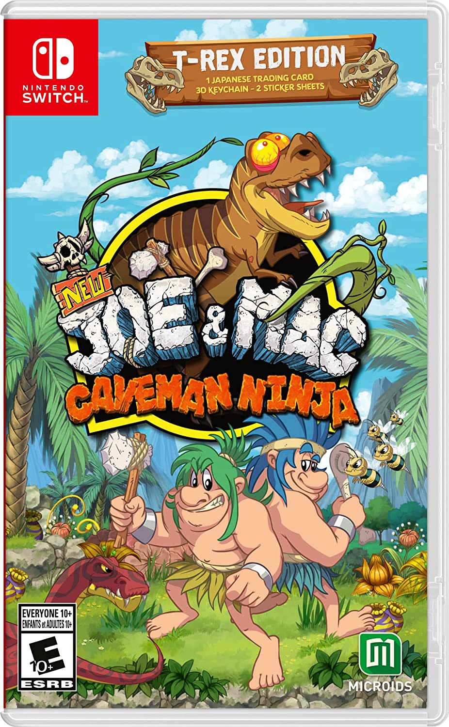 New Joe & Mac Caveman Ninja - T-Rex Edition